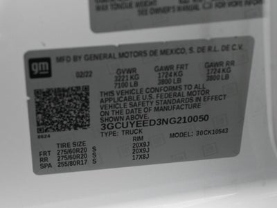 2022 Chevrolet Silverado 1500 LTD RST