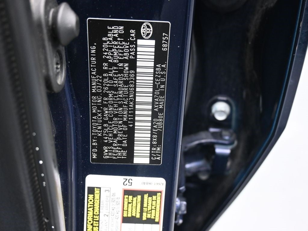 2022 Toyota Camry SE