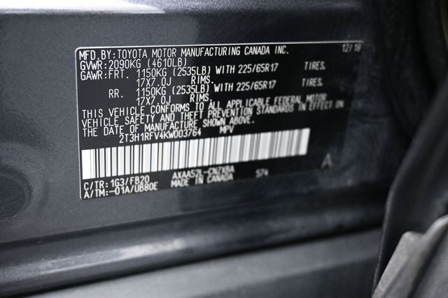 2019 Toyota RAV4 LE