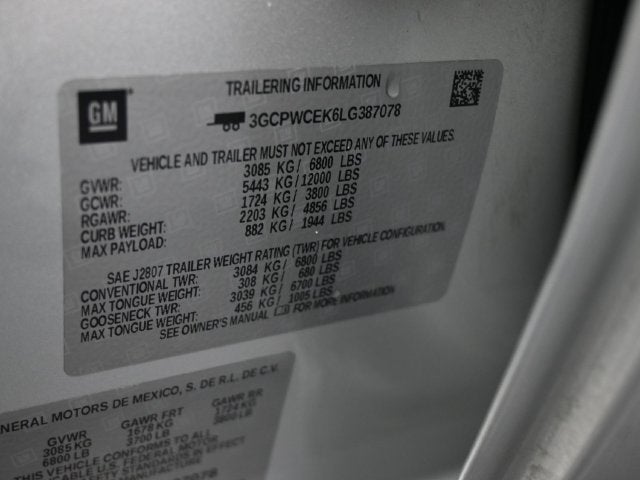 2020 Chevrolet Silverado 1500 LT Texas Edition