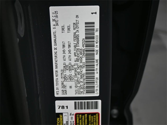 2025 Toyota Tacoma SR5