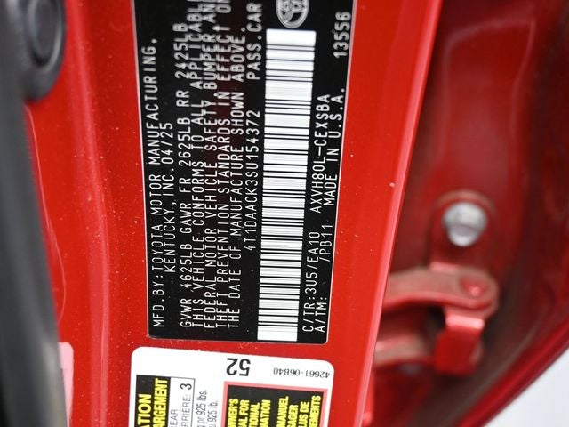 2025 Toyota Camry SE