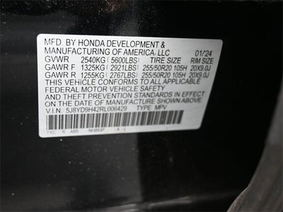 2024 Acura MDX Technology