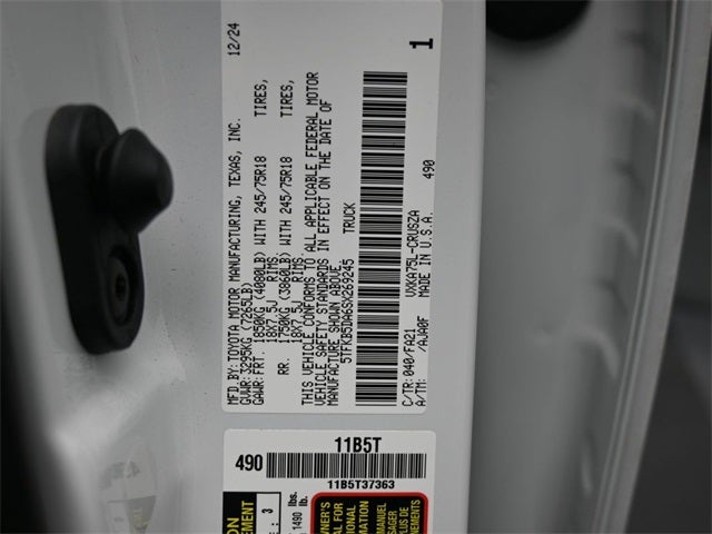 2025 Toyota Tundra SR