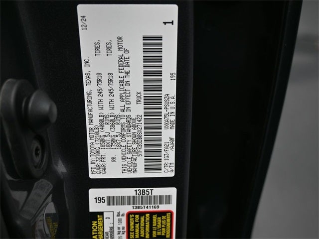 2025 Toyota Tundra SR