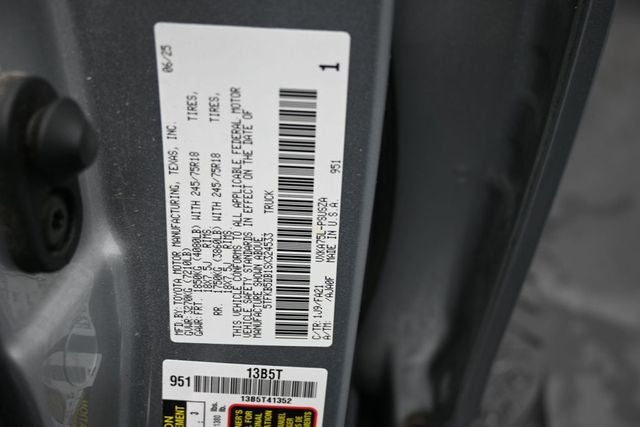 2025 Toyota Tundra SR