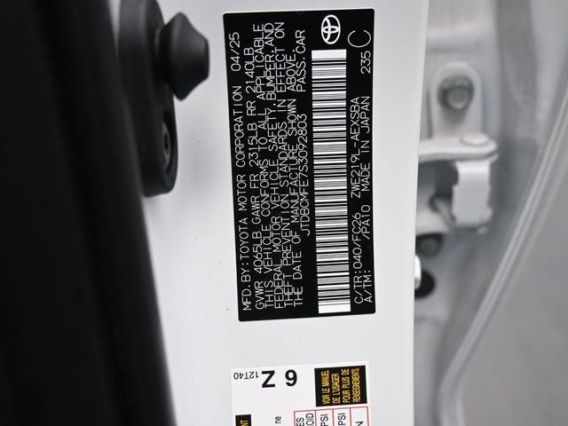 2025 Toyota Corolla Hybrid SE