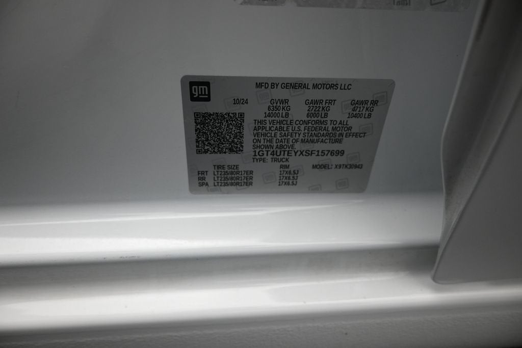 2025 GMC Sierra 3500HD SLE DRW