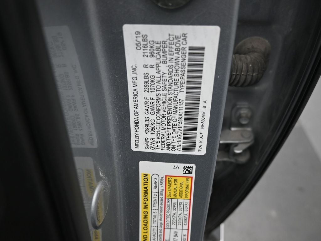 2019 Honda Accord EX-L