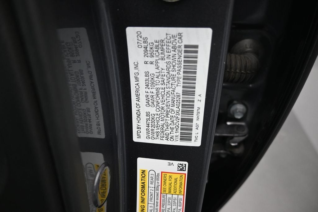 2020 Honda Accord Sport 2.0T