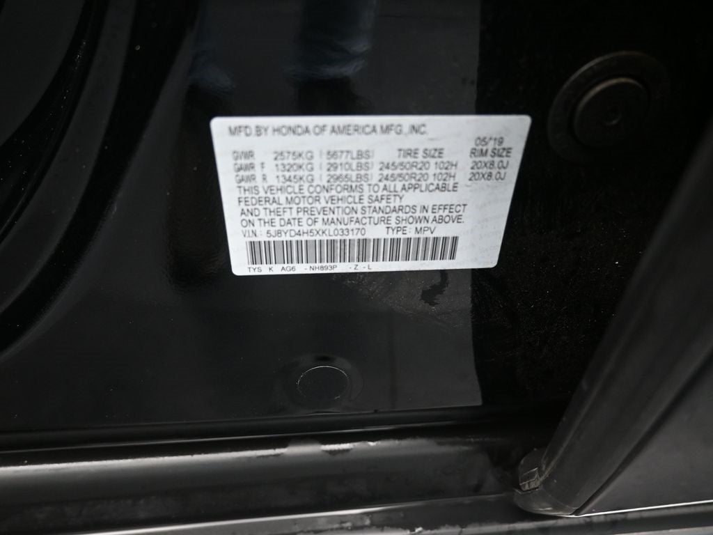 2019 Acura MDX 3.5L Technology Package SH-AWD