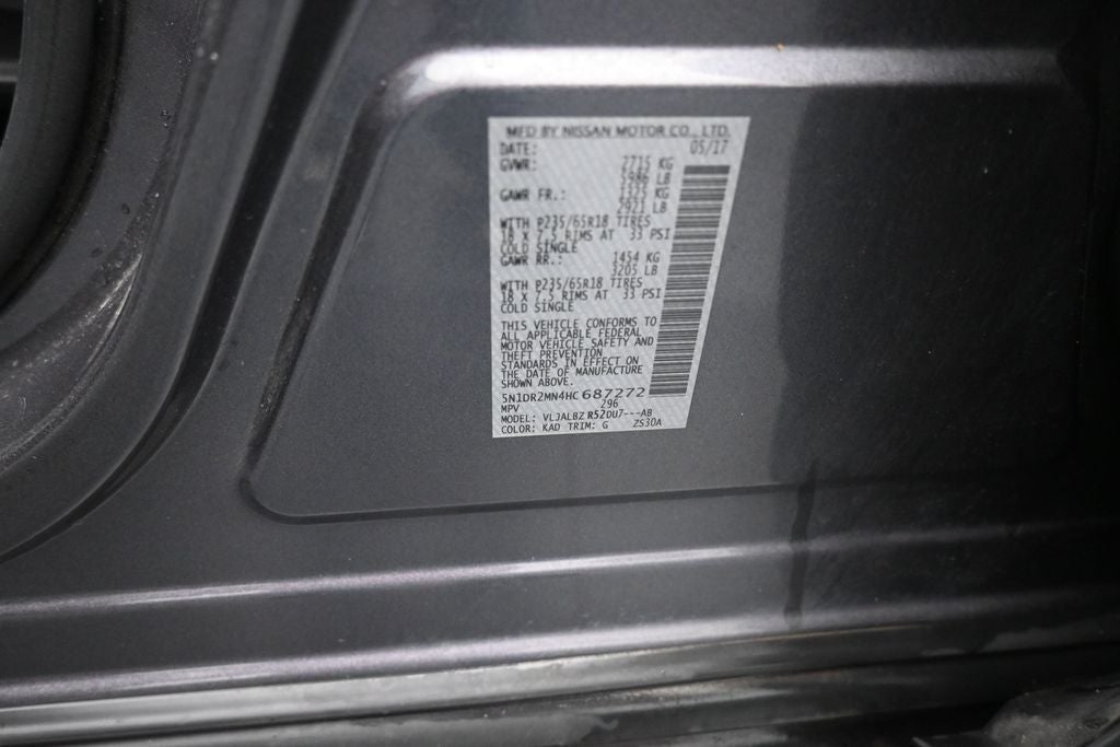 2017 Nissan Pathfinder S