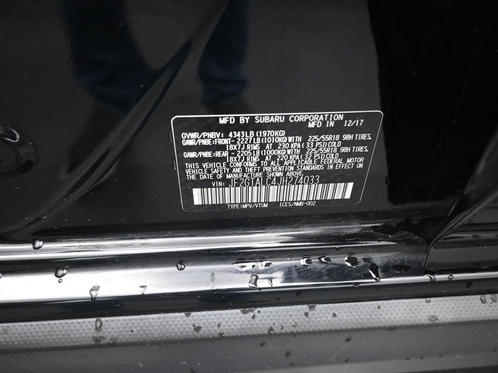 2018 Subaru Crosstrek 2.0i Limited