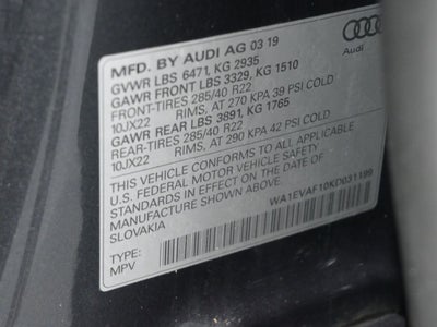 2019 Audi Q8 3.0T Premium Plus quattro