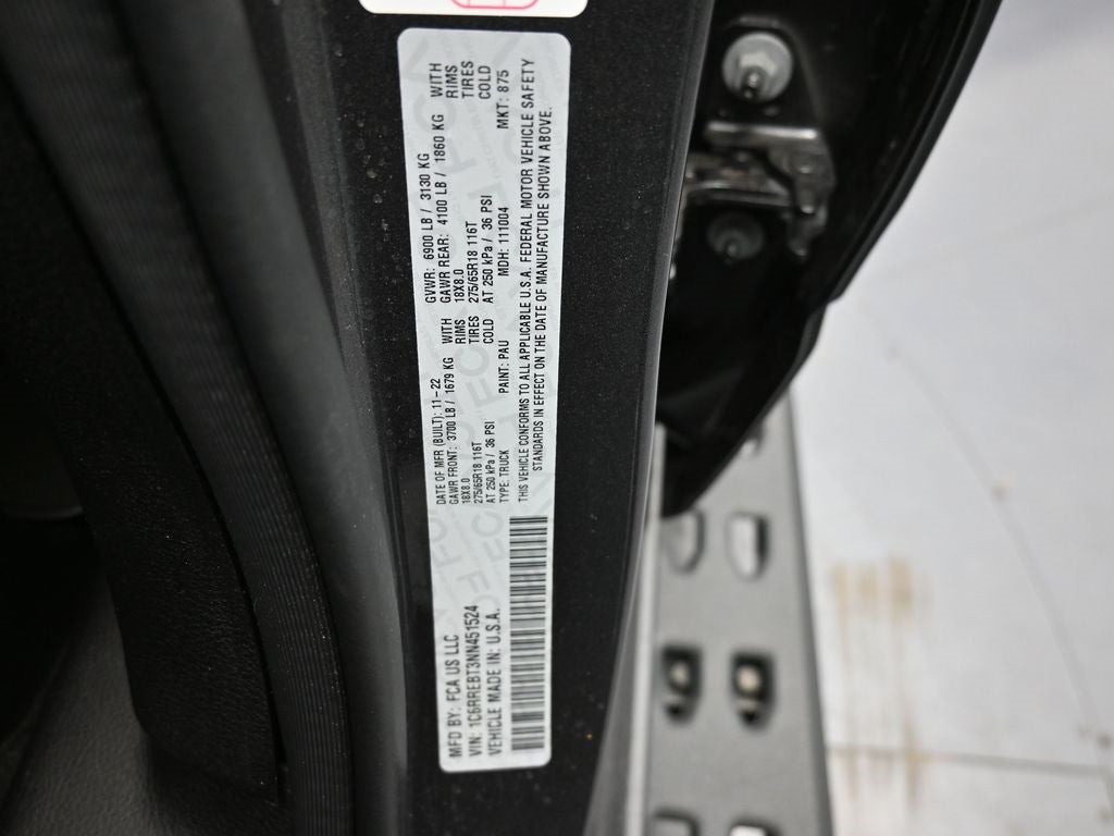 2022 RAM 1500 Big Horn/Lone Star