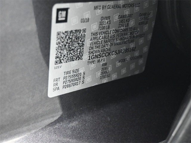 2018 Chevrolet Tahoe Premier