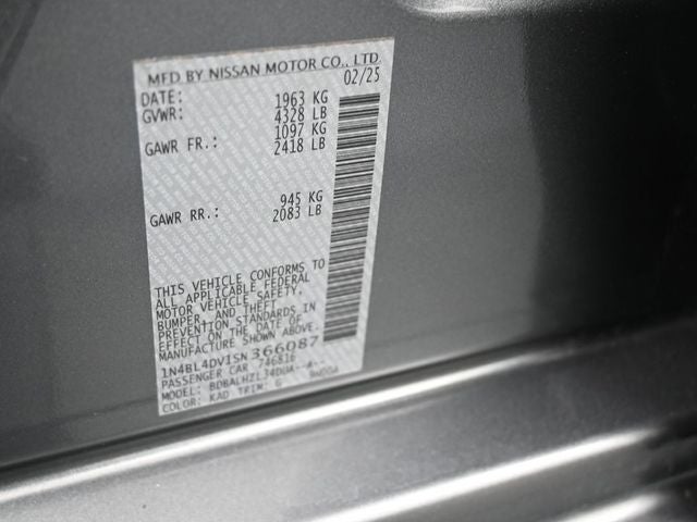 2025 Nissan Altima 2.5 SV