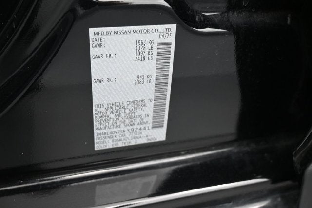 2025 Nissan Altima 2.5 SV