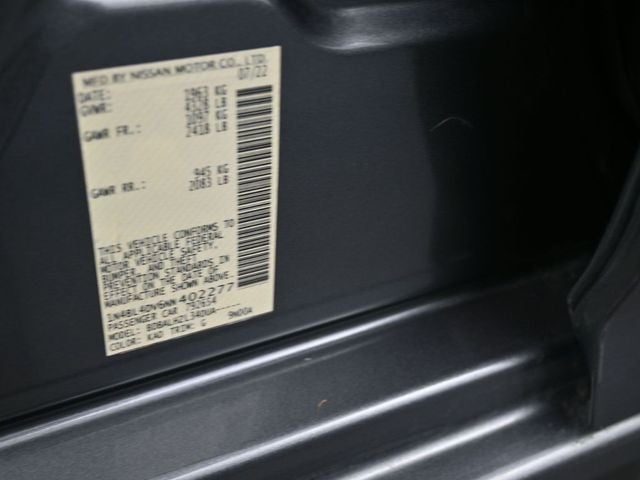 2022 Nissan Altima 2.5 SV