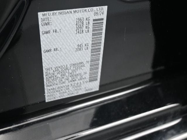 2025 Nissan Altima 2.5 SV