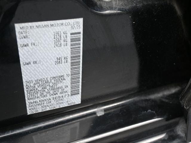 2025 Nissan Altima 2.5 SV