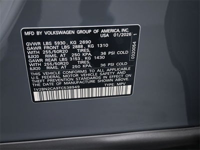 2026 Volkswagen Atlas 2.0T SEL