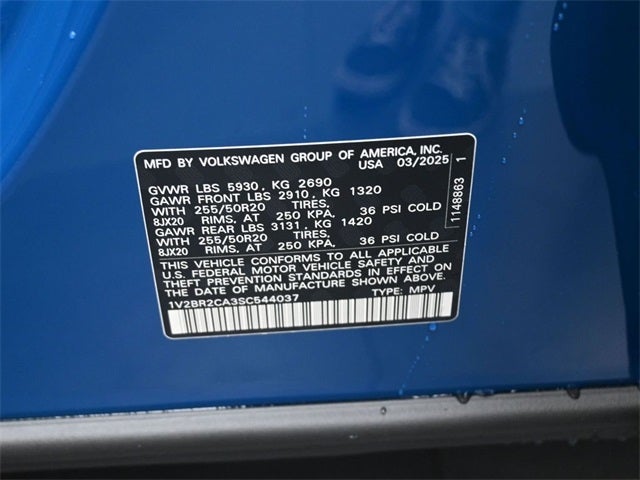 2025 Volkswagen Atlas 2.0T SEL