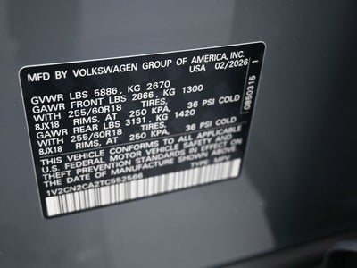 2026 Volkswagen Atlas 2.0T Peak Edition