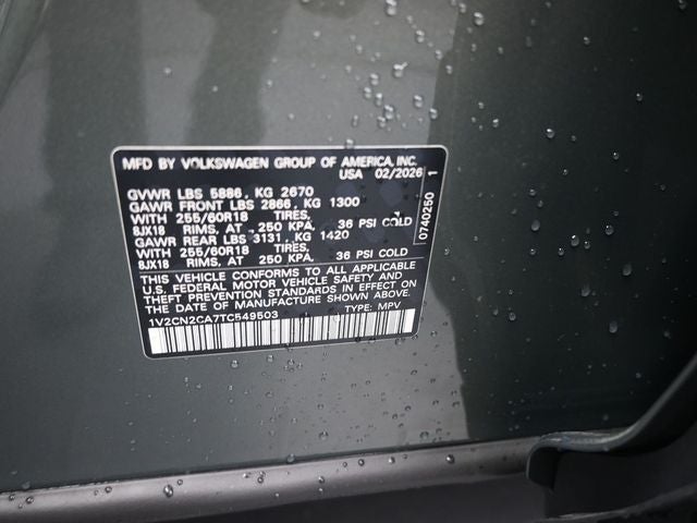 2026 Volkswagen Atlas 2.0T Peak Edition