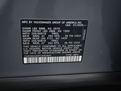 2026 Volkswagen Atlas 2.0T Peak Edition