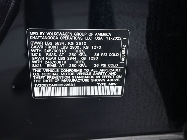 2024 Volkswagen Atlas Cross Sport 2.0T SE