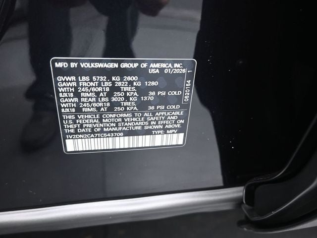 2026 Volkswagen Atlas 2.0T SE