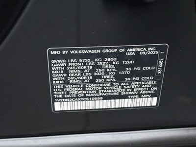 2026 Volkswagen Atlas 2.0T SE