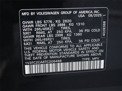 2026 Volkswagen Atlas Cross Sport 2.0T SEL Premium R-Line