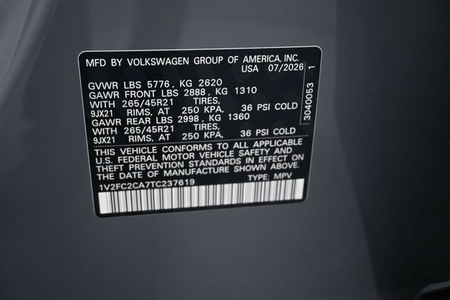 2026 Volkswagen Atlas Cross Sport SEL Premium R-Line