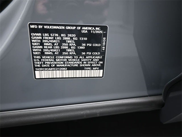 2026 Volkswagen Atlas Cross Sport 2.0T SEL Premium R-Line