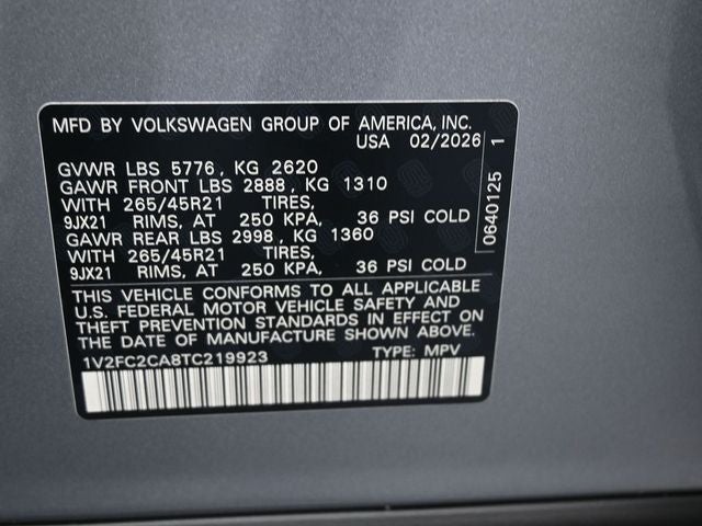 2026 Volkswagen Atlas Cross Sport 2.0T SEL Premium R-Line