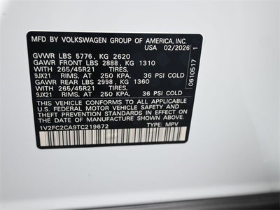 2026 Volkswagen Atlas Cross Sport 2.0T SEL Premium R-Line