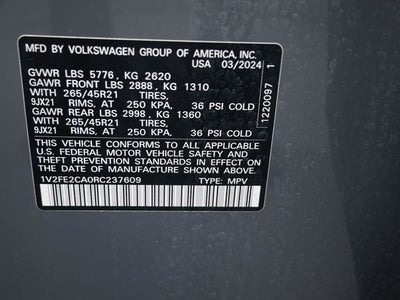 2024 Volkswagen Atlas Cross Sport 2.0T SEL Premium R-Line