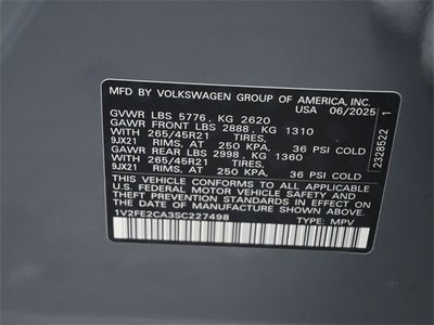 2025 Volkswagen Atlas Cross Sport 2.0T SEL Premium R-Line