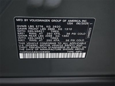 2025 Volkswagen Atlas Cross Sport 2.0T SEL Premium R-Line