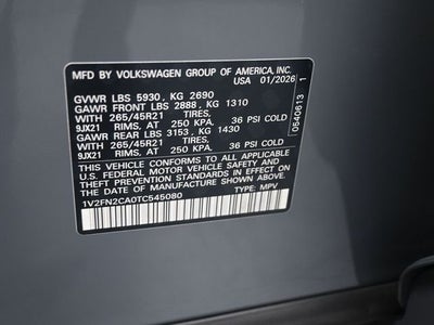 2026 Volkswagen Atlas 2.0T SEL Premium R-Line