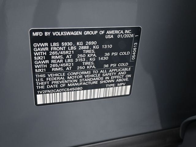 2026 Volkswagen Atlas 2.0T SEL Premium R-Line