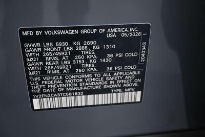 2026 Volkswagen Atlas 2.0T SEL Premium R-Line