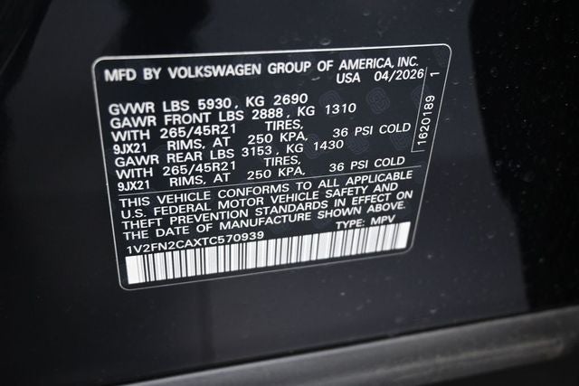 2026 Volkswagen Atlas 2.0T SEL Premium R-Line