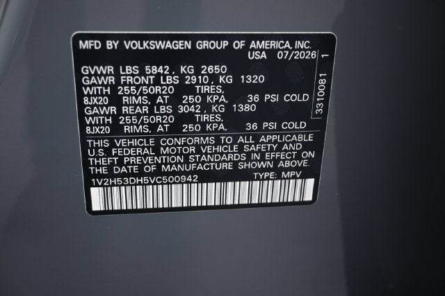 2027 Volkswagen Atlas SE w/Technology