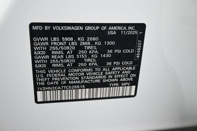 2026 Volkswagen Atlas 2.0T SE w/Technology