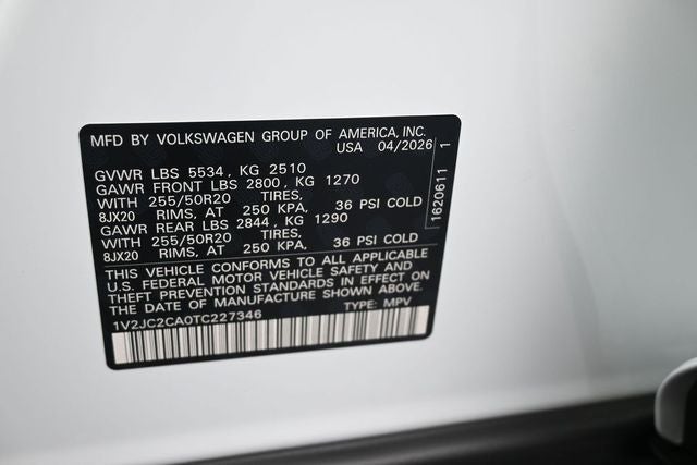 2026 Volkswagen Atlas Cross Sport 2.0T SE w/Technology