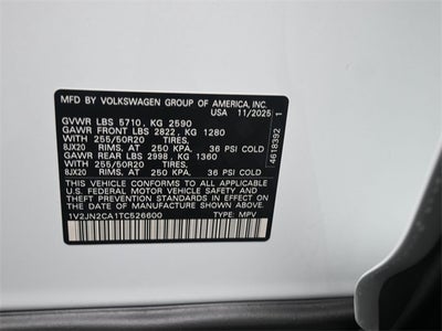 2026 Volkswagen Atlas 2.0T SE w/Technology