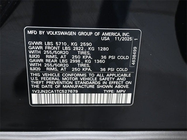 2026 Volkswagen Atlas 2.0T SE w/Technology